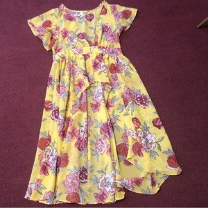 Live 4 Truth floral sheer overdress/scarf XL